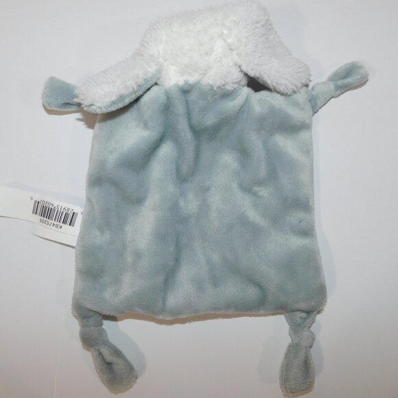 Dan Dee Gray White Rattle Bunny Rabbit Security blanket Baby Lovey nunu Soother - Picture 5 of 5